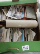 A large quantity of postcards, photographs and ephemera.