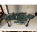 A 7 piece 1970's dressing table set