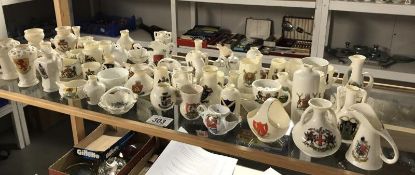 A large quantity of crested china including Goss, Carlton Ware etc.