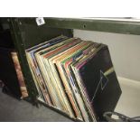 A quantity of LP records