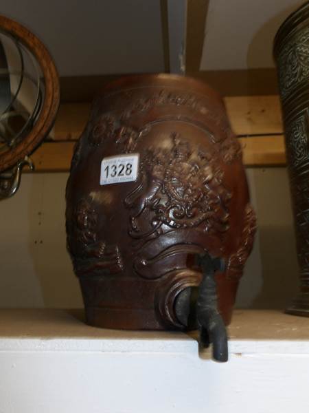 A Victorian whisky/gin barrel.