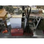 A good quality industrial pipe bender and associated tools