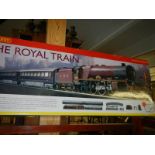 A boxed Hornby train set 'The Royal Train'.