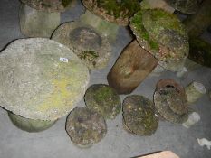 A large quantity of staddle stones (approx.