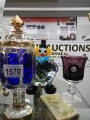 3 good items of 20th century glass.