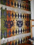 An African wall hanging.