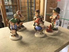 5 Goebel figures