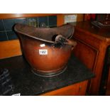 An old coal scuttle.