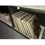 A quantity of LP records