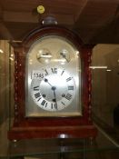 A Westminster chime mantel clock.