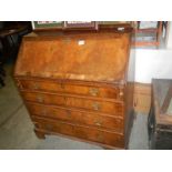 A mahogany bureau.