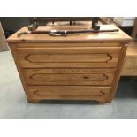 A 3 drawer chest