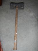 An old slabbing hammer