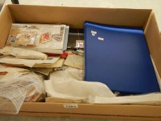 A box of British stamps, used, good amount of high value.