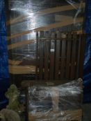 A quantity of new wrapped garden furniture inc.