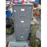 A 4 drawer filing cabinet