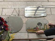 3 old mirrors