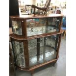 An art deco display cabinet