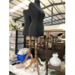 2 dress makers mannequins