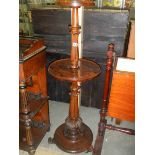 A mahogany 2 tier stand.