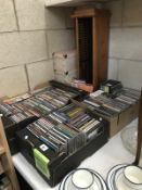 Large quantity of CDs and DVDs