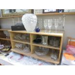 A mixed lot of glassware including London 2012 Olympics, bowl, vases, paperweight etc.