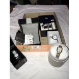 5 assorted wrsit watches, Hadley, Seksy, Sekonda,