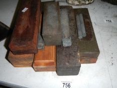 A good selection of sharpening stones