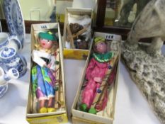 3 boxed Pelham puppet figures including Bengo dog