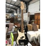 An electric bass guitar by Legend (no strings)