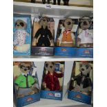 7 boxed Meercats.