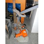 A pillar drill frame and drill