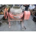 A 240v cement mixer