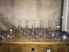 Twelve baby sham glasses,