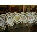 12 Royal Grafton Christmas plates.