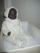 An early 20th century doll ****Condition report**** Has sleeping eyes & teeth Is