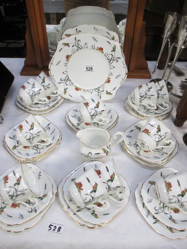 A Standard china Tudor shape porcelain tea set