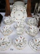 A Standard china Tudor shape porcelain tea set