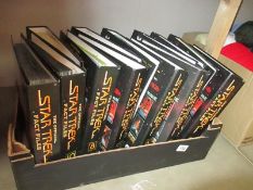 A box of Star Trek fact file albums