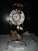 A decorative quartz clock