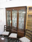 A Maples astragal glazed bookcase/display cabinet