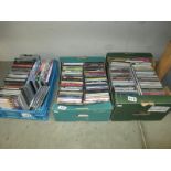 3 trays of assorted cd's (approx.