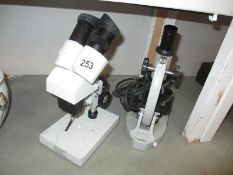 2 microscopes