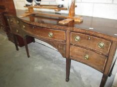 A Georgian inlaid mahogany sideboard