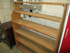 Solid pine wall shelves