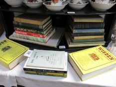 A quantity of cricket related books including Wisden