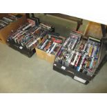 4 trays of assorted dvd's (approx.