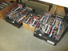 4 trays of assorted dvd's (approx.