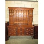 Stained pine sideboard dresser