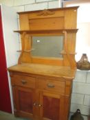 An early 20th century pine dresser